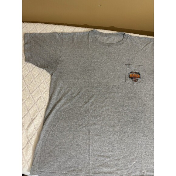 Vtg Harley Davidson Dillion Brothers Omaha Fremont Nebraska 2 Sided Gray Tee  XL - Picture 5 of 15